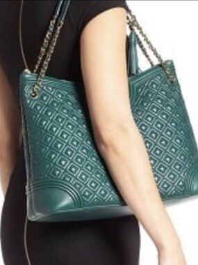 Green Tory Burch Bag